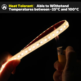 SLL HUT dimmable 2700K sauna LED strip with mood lighting capability