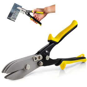 SLNIHAMS 5-blade hand crimper for duct work delivers precise sheet metal crimps