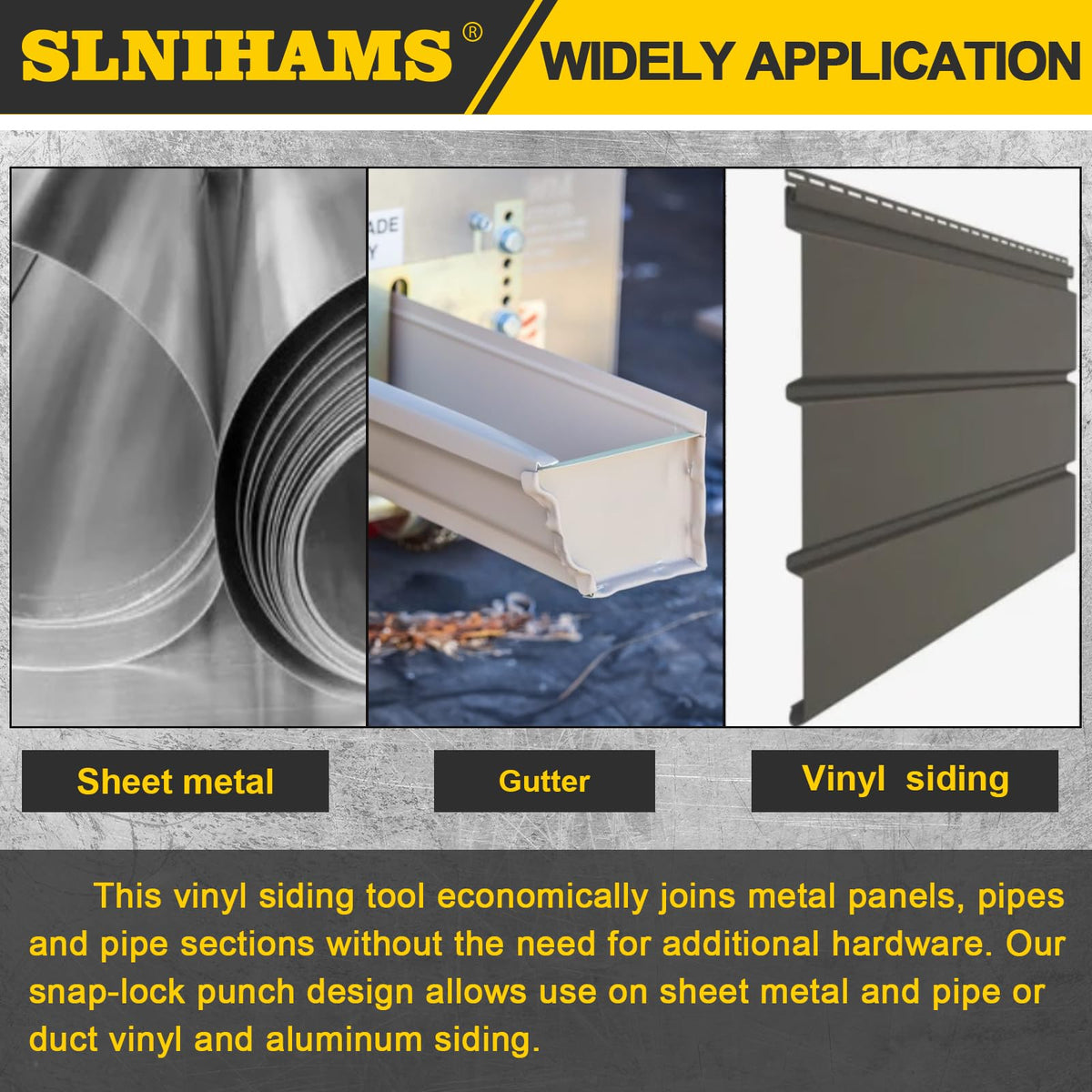 SLNIHAMS crimping heads minimize damage during installation
