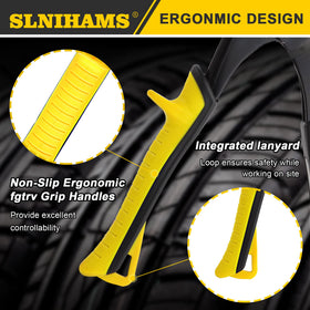 SLNIHAMS ergonomic grip improves control for extended sessions