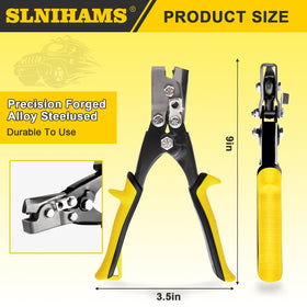 SLNIHAMS gutter end cap crimper with ergonomic handle for comfortable installs