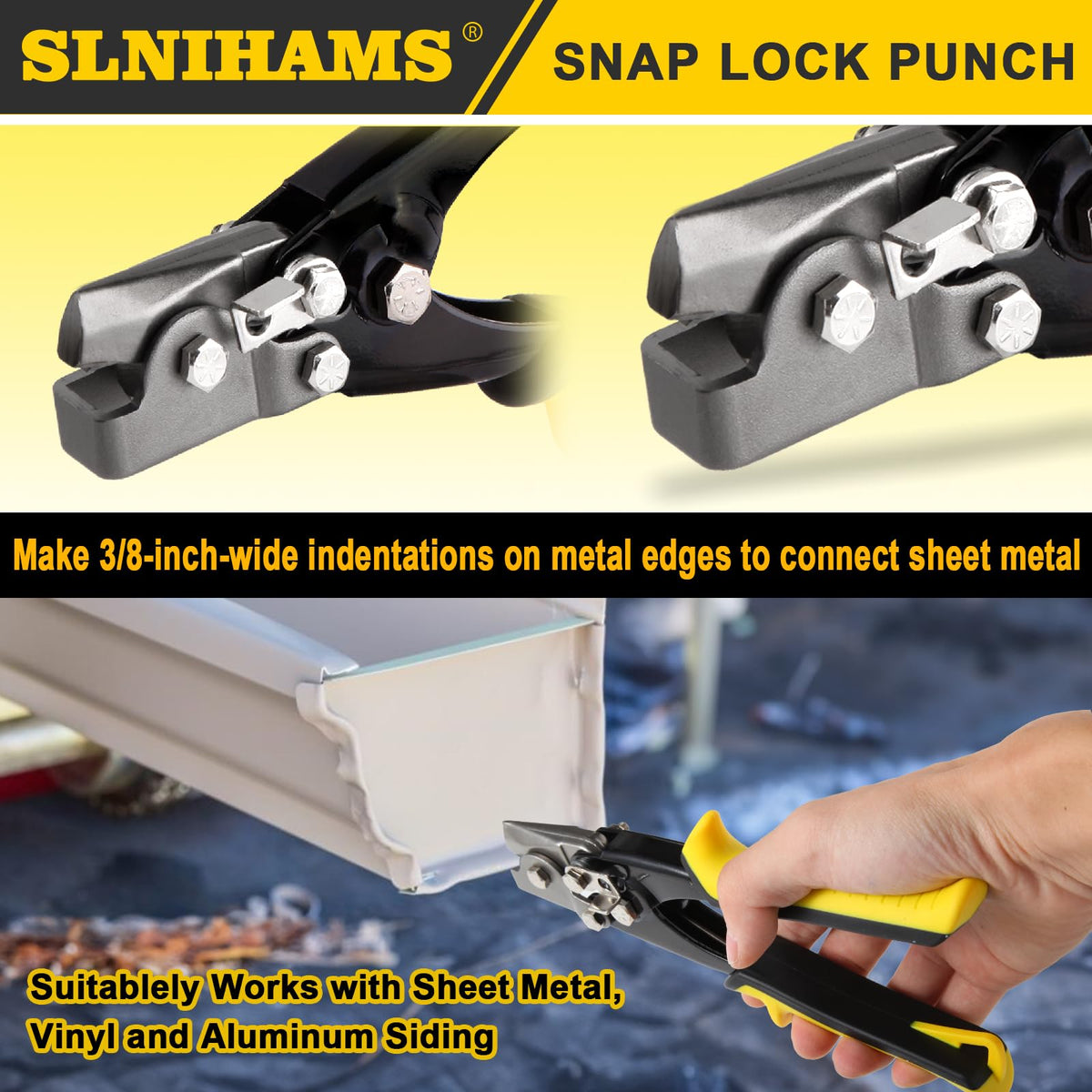 SLNIHAMS non-slip ergonomic grip for reduced fatigue during use