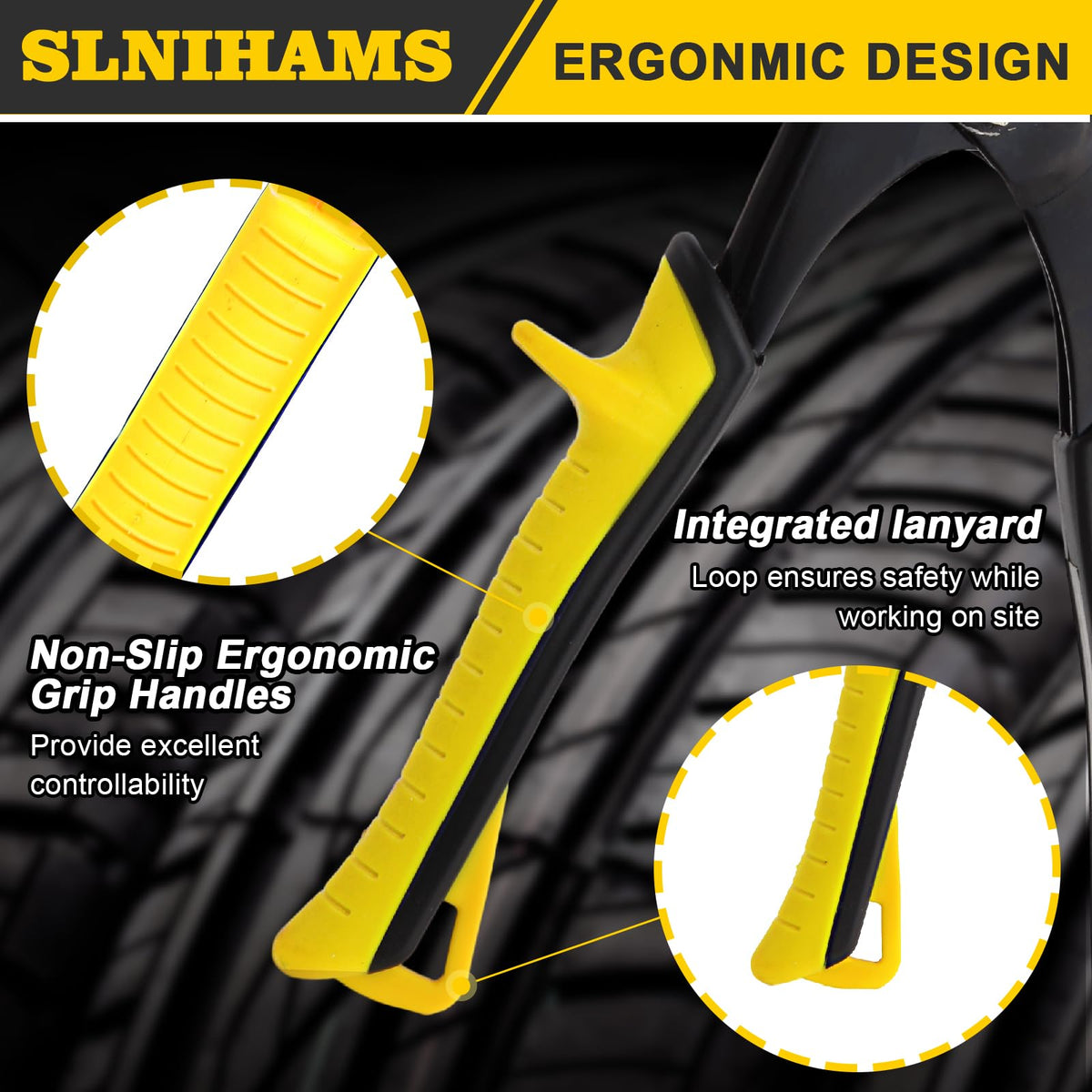 SLNIHAMS quick punch creating 3/8-inch impressions on metal edges