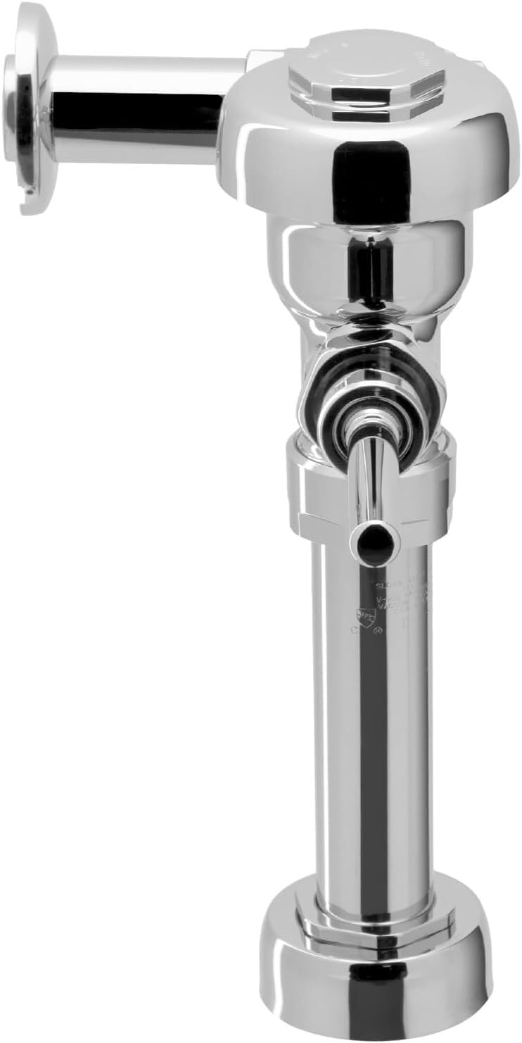 Sloan Regal 111 Exposed brass components emphasize dezincification-resistant build