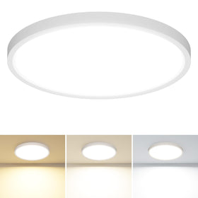 Slochi 1Pack LED flush mount with 3000K-6500K temps for versatile ambient kitchen lighting