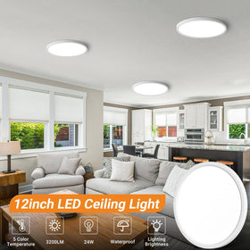 Slochi 4-pack LED ceiling lights pack for easy home upgrades