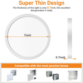 Slochi easy-install design fits most junction boxes and minimizes setup time.
