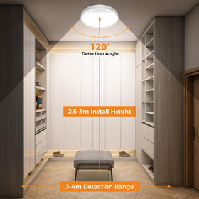 Slochi ideal closet or hallway light with motion sensing benefits