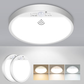 Slochi motion sensor ceiling light activates automatically for hands free hallway illumination