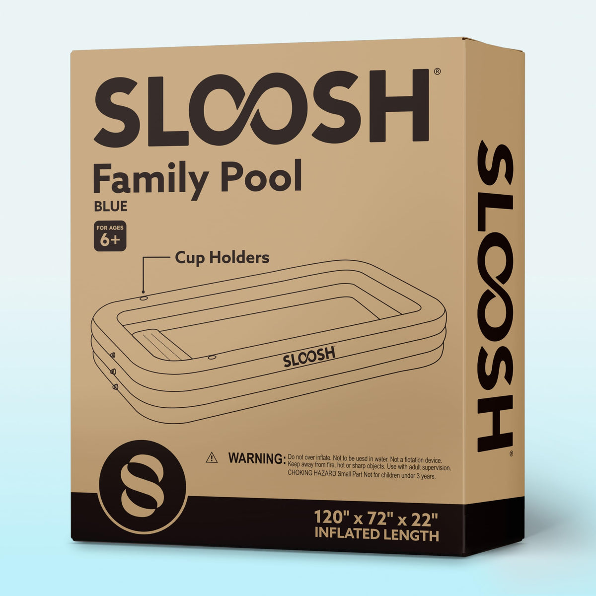 SLOOSH kid-friendly design with smooth edges and non-toxic materials for safe play.
