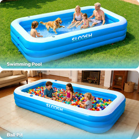SLOOSH three air chambers provide stability and secure support during use.