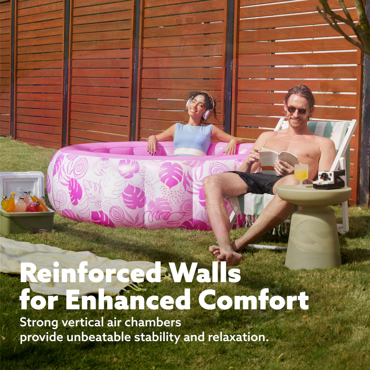 Sloosh pool spacious round design ideal for 2–3 adults