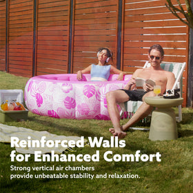 Sloosh pool spacious round design ideal for 2–3 adults