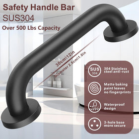 SLYLINRY indoor-outdoor rail for stairs and walls with stable support installation-ready