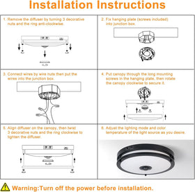 Slypadan easy-install porch light with included hardware.