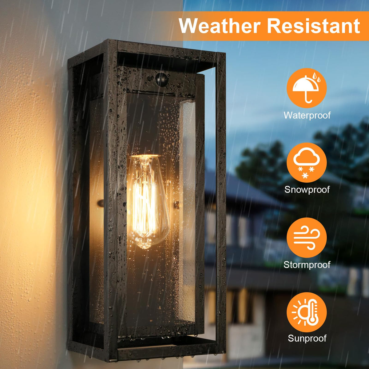 Slypadan waterproof anti rust exterior light withstands diverse weather