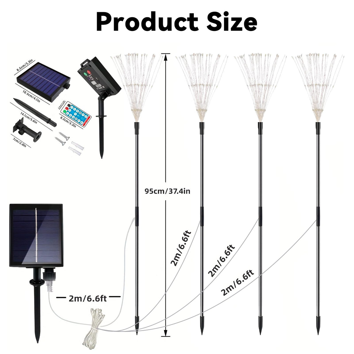 Slyuexu easy-install solar pathway lights without wiring for quick setup