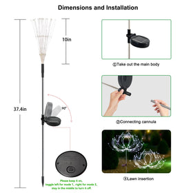Slyuexu Garden Decor Ambience Lights enhance porch and yard atmosphere.