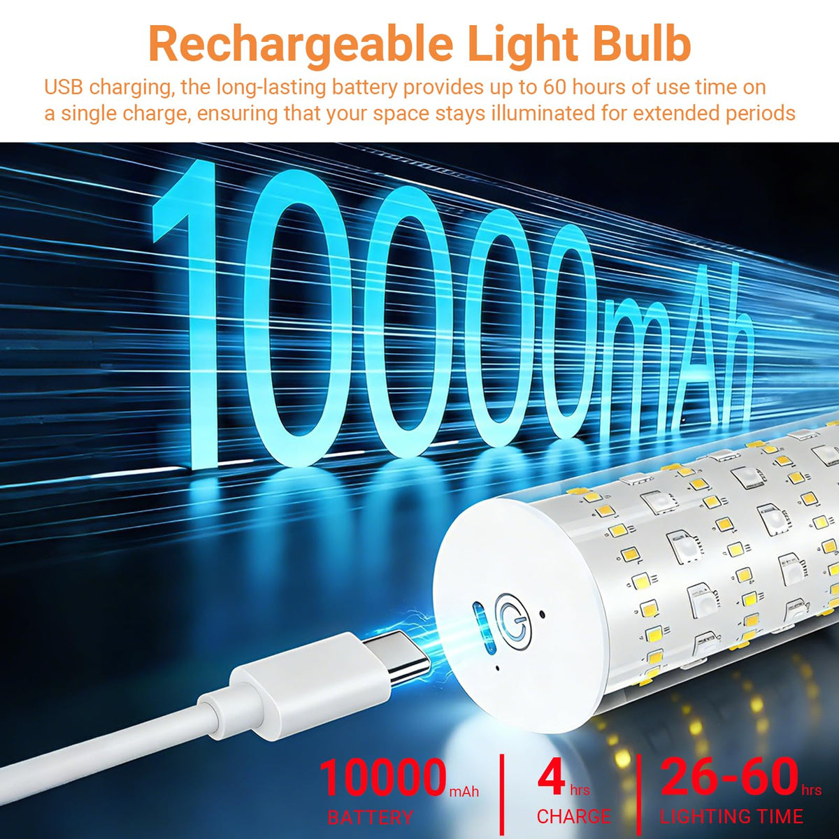 Slywise battery corn bulb delivers bright, evenly distributed illumination and long life.