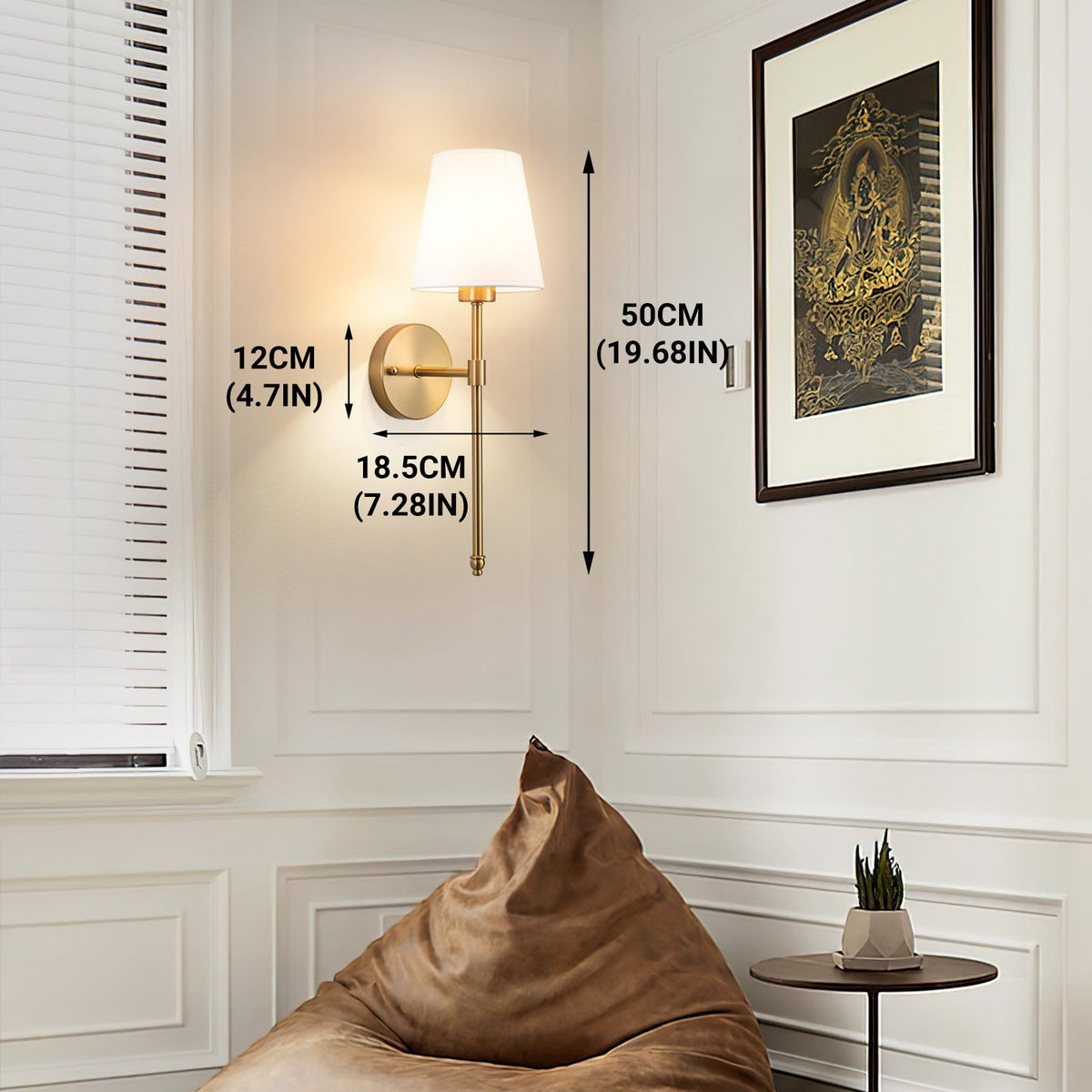 Slywise wall sconce ideal for stairs and hallways with subtle glow.