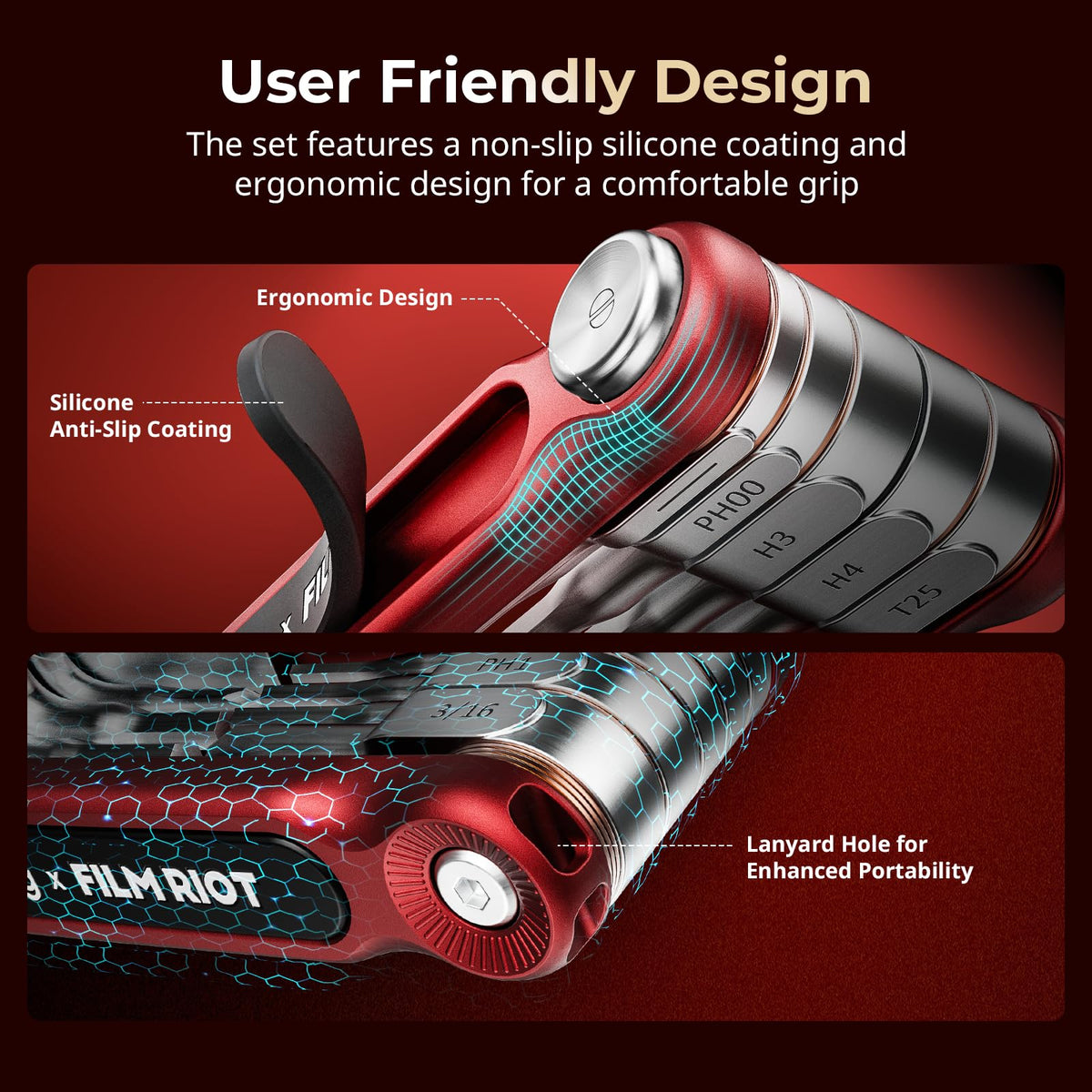 SmallRig FILM RIOT 4mm Allen wrench folds for versatile use.
