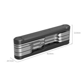 SmallRig folding tool set built with aluminum alloy and stainless steel.