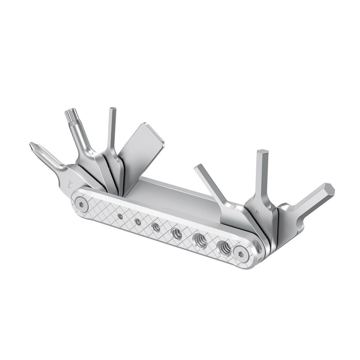 SmallRig folding tool set in a silver case, ideal for compact travel and quick tweaks