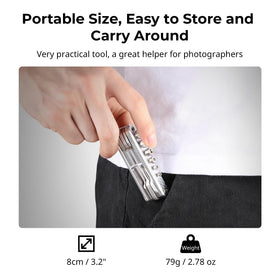 SmallRig silver tool kit on desk, neatly organized and accessible