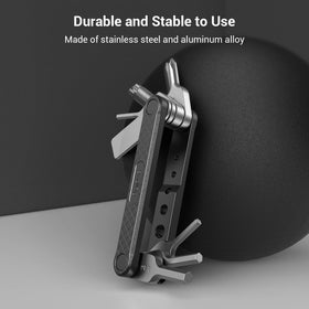 SmallRig folding tool set featuring slotted screwdriver for versatile adjustments.