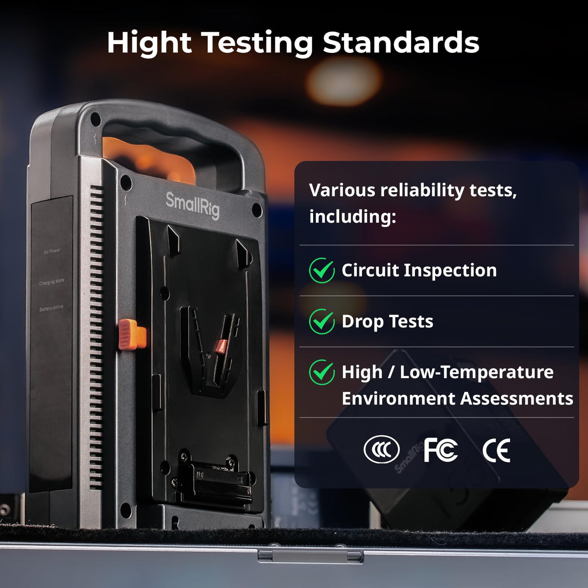 SmallRig V-Mount Charger compatibility with VB99 SE, VB99 and other batteries