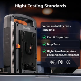SmallRig V-Mount Charger compatibility with VB99 SE, VB99 and other batteries