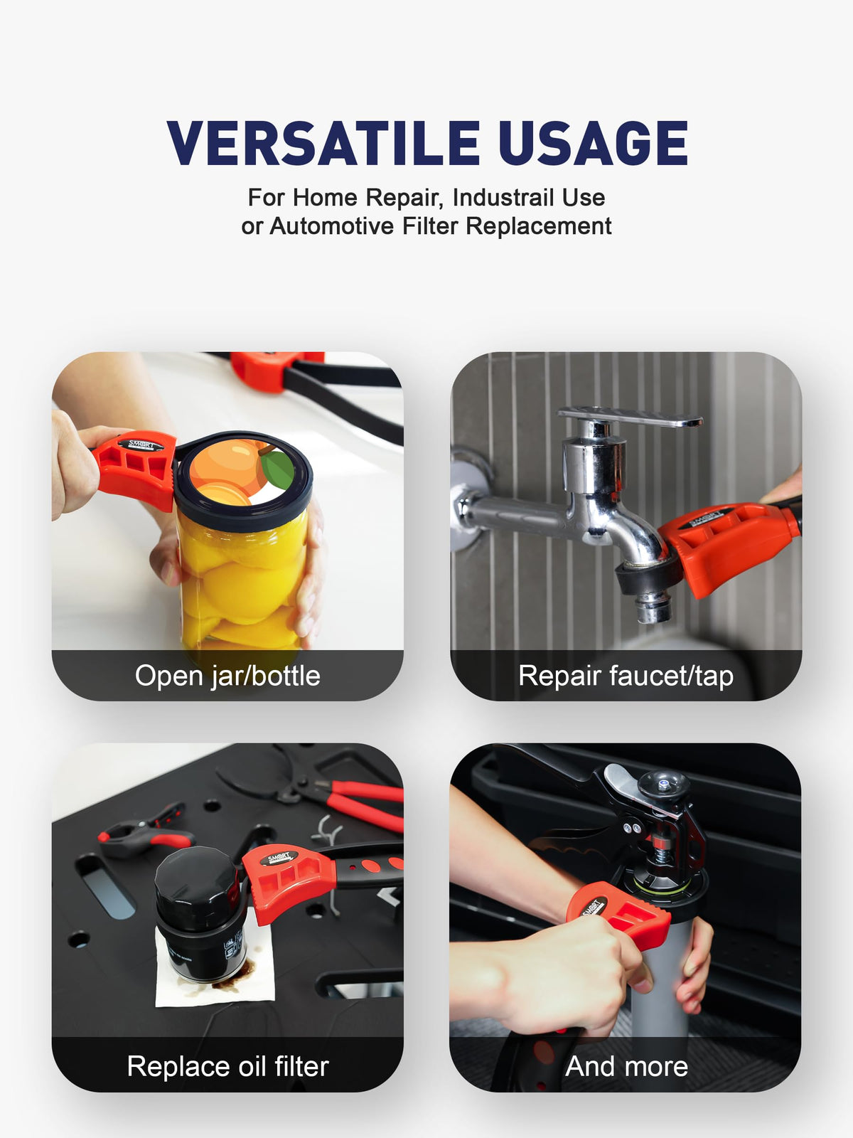 SMART JERRY tool-free quick-adjust strap for fast setup.