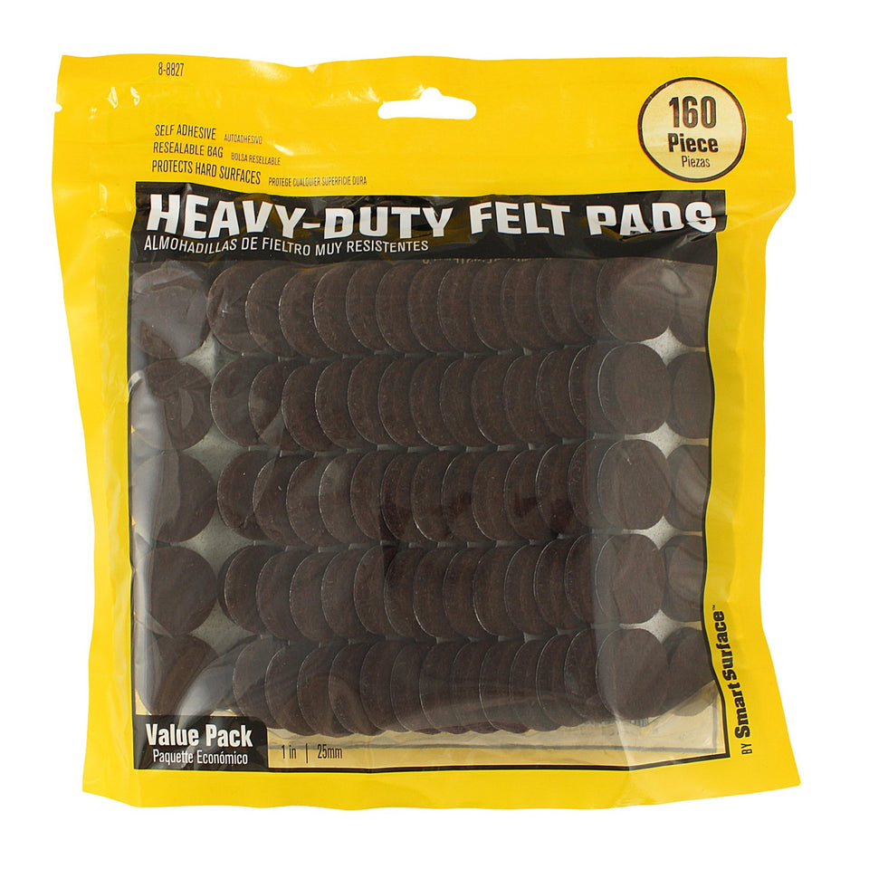 Smart Surface 8827 brown felt pad close-up protecting hardwood floors