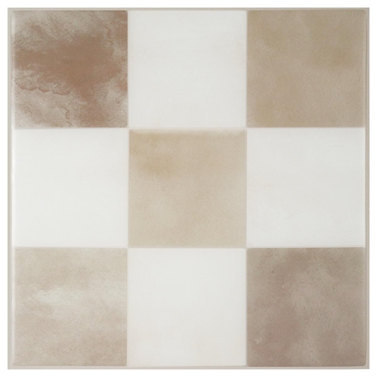 Smart Tiles checkered backsplash five-sheet set for quick kitchen updates
