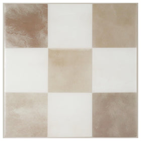Smart Tiles checkered backsplash five-sheet set for quick kitchen updates