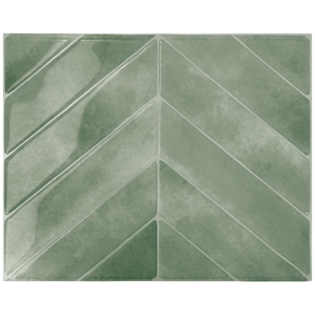 Smart Tiles peel-and-stick backsplash with 3D Gel-O finish for a stylish kitchen.