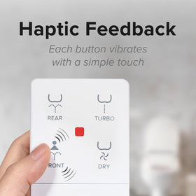 SmartBidet SB-1000 hygienic filtered water for cleaner rinsing.