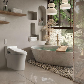 SmartBidet SB-1000 warm water wash with adjustable pressure and temperature.