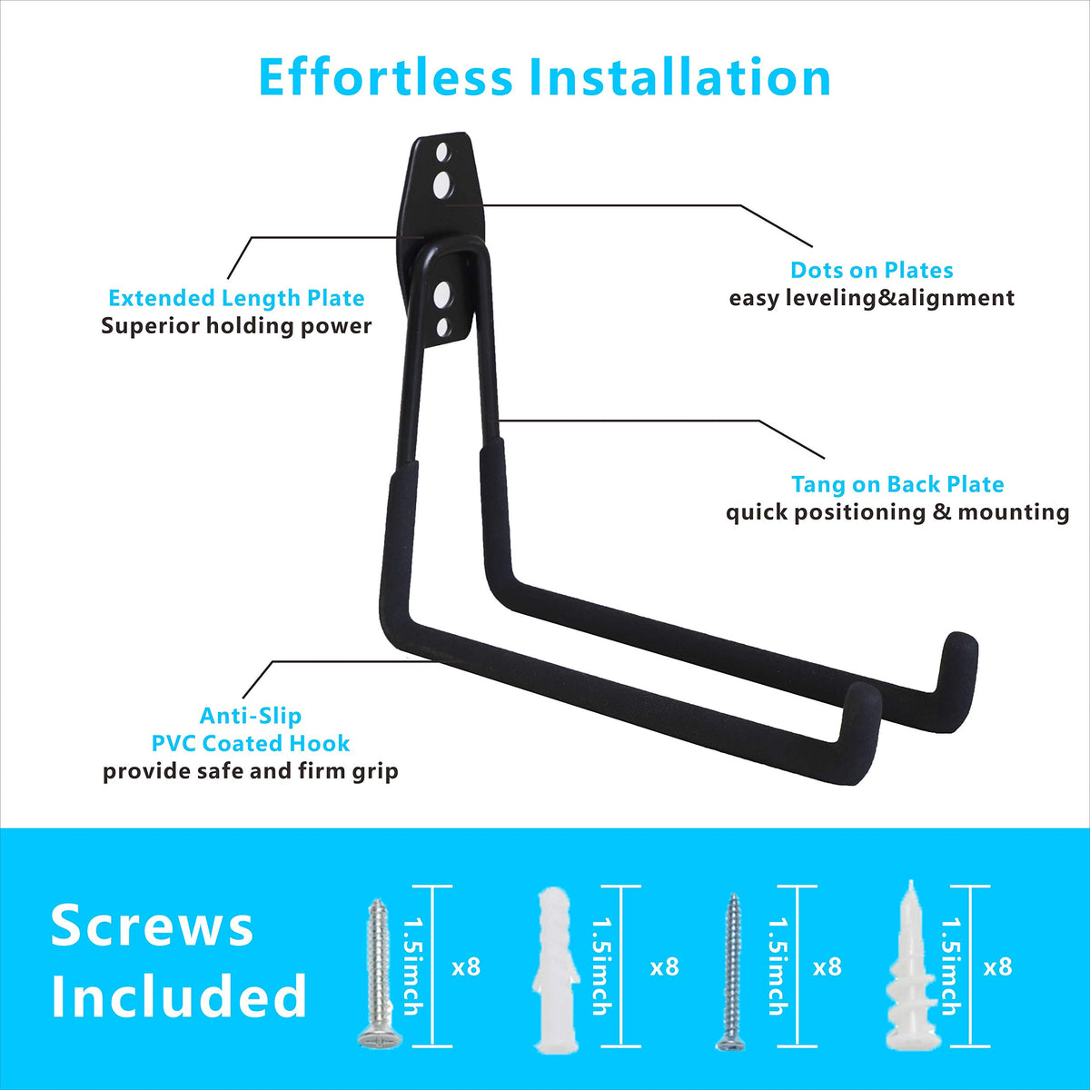 Smartology extension cord storage strap keeps cords tidy and accessible.