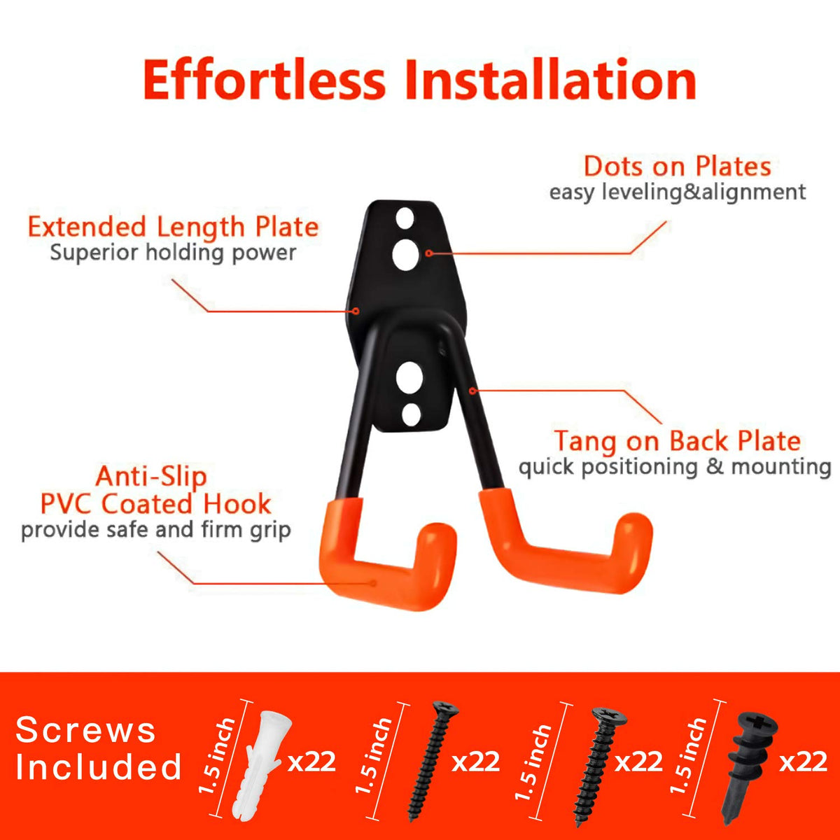 SMARTOLOGY extension cord straps neatly secured for easy access.