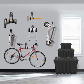 SMARTOLOGY ladder hanger hook supports sturdy wall mounting for tall items