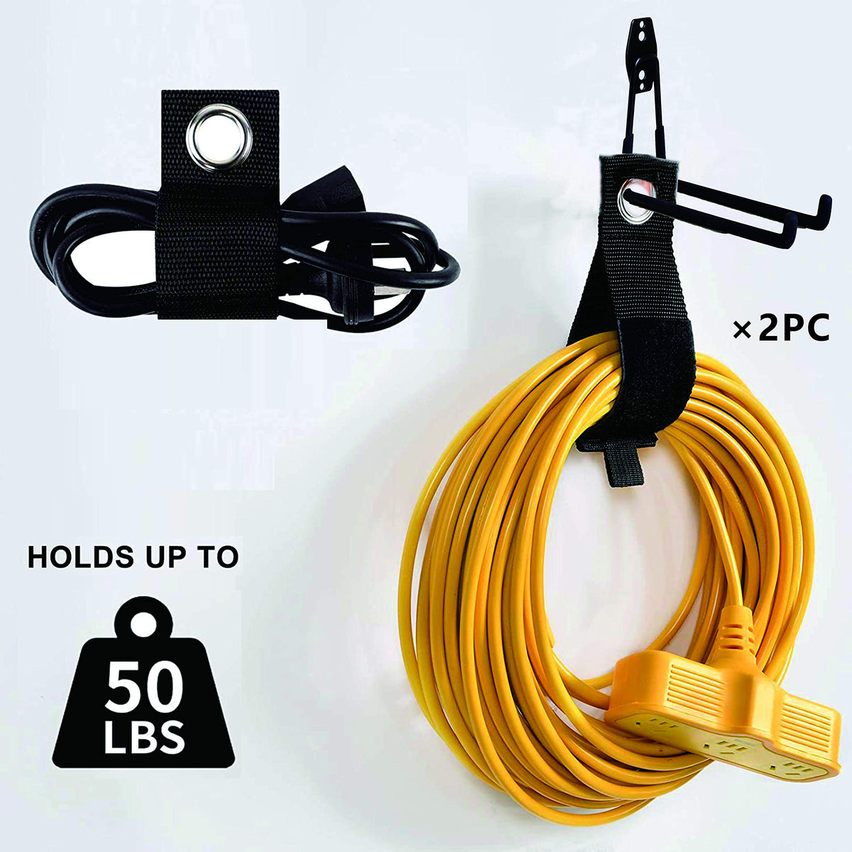 Smartology rust-resistant PVC-coated hooks resist scratches during use.