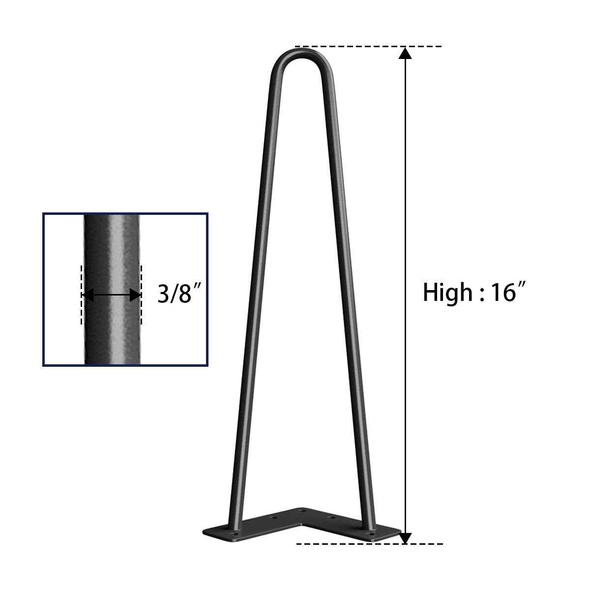 SMARTSTANDARD heavy-duty steel supports up to 300 lbs