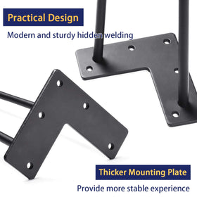 SMARTSTANDARD 16-inch legs with rubber feet protect floors during setup