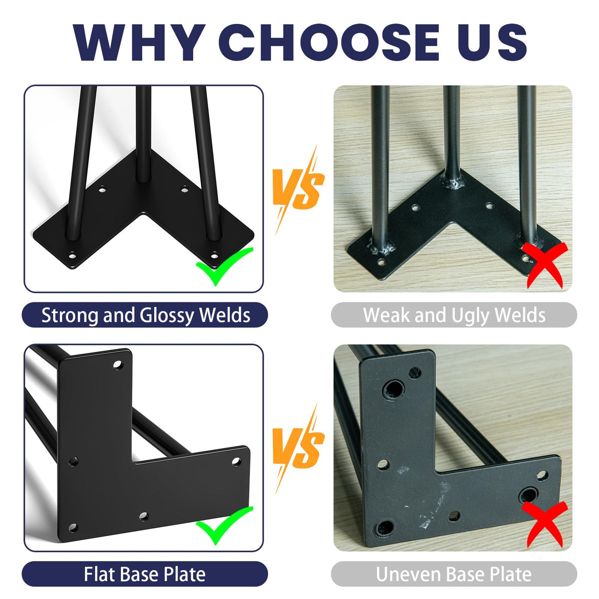 SMARTSTANDARD mounting plate ready for easy installation on a table