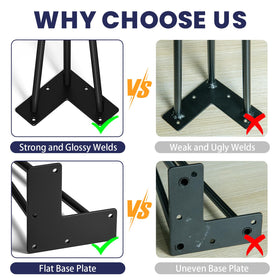 SMARTSTANDARD mounting plate ready for easy installation on a table