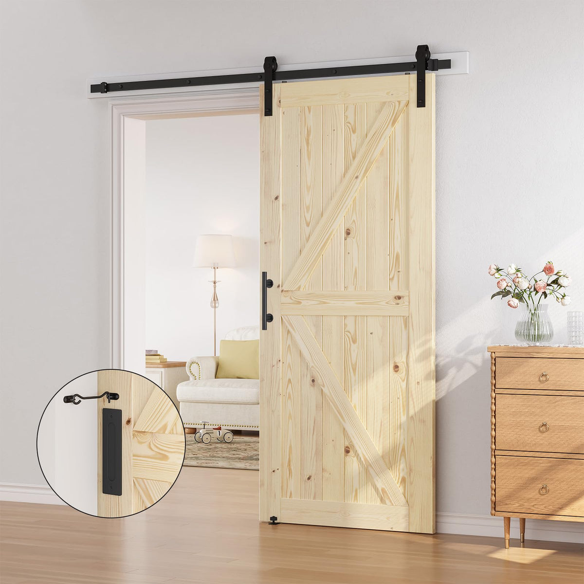 SMARTSTANDARD assembled door with included assembly tools and hardware