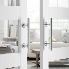 Two-sided rustic design of SMARTSTANDARD handle for versatile mounting.