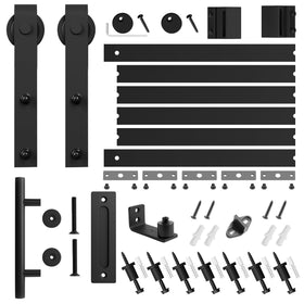 SMARTSTANDARD black powder coated track resists rust and weathering