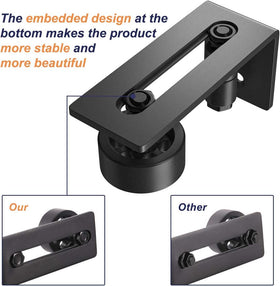 SMARTSTANDARD bottom adjustable roller enables smooth, quiet operation.